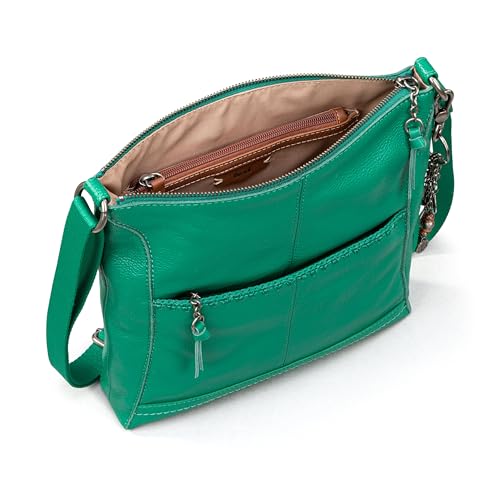 The Sak Lucia Crossbody in Leather, Adjustable Crossbody Strap, Clover Stitch3
