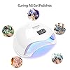 SUNUV SUN5 UV Light for Nails, UV Light Nail Lamp with Timer Settings, User Friendly UV Lamp Light for Nails, Smart LED UV Nail Light, LED UV Lamp for Gel Nails, Compatible with All Gel Types