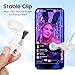 Automatic Phone Screen Tapper, Simulated Finger Clicker Clip-on USB Device Screen Auto Clicker for Gaming, Shopping, Live Broadcasts