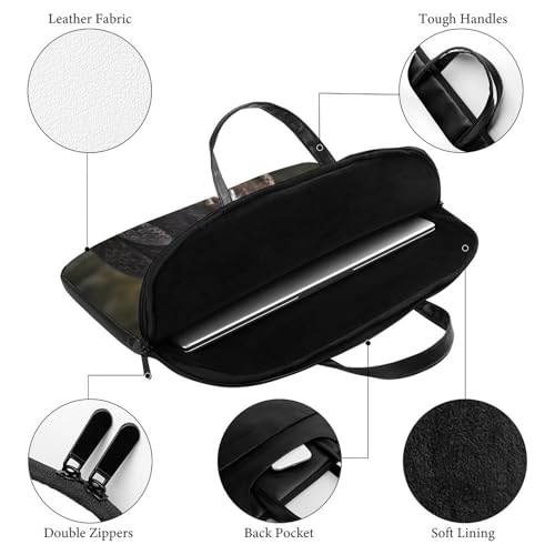 Bolso para Laptop 15.6" Impermeable Cuero Ligero Casual miniatura 4