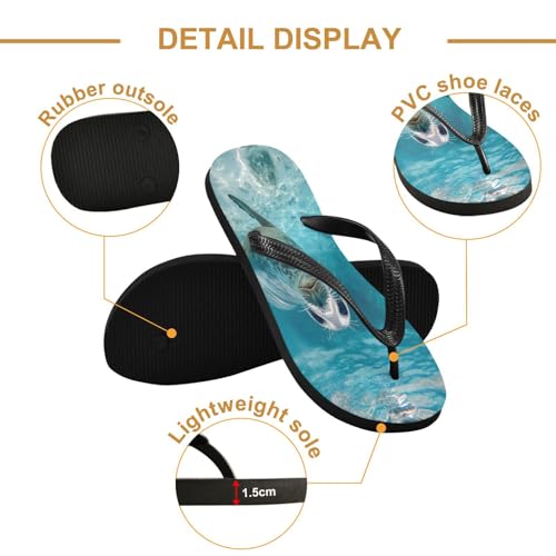 STAYTOP Cute Sea Lion Flip Flops Sandals of Men's & Women's,Sandals Beach Slippers Shower Slides2