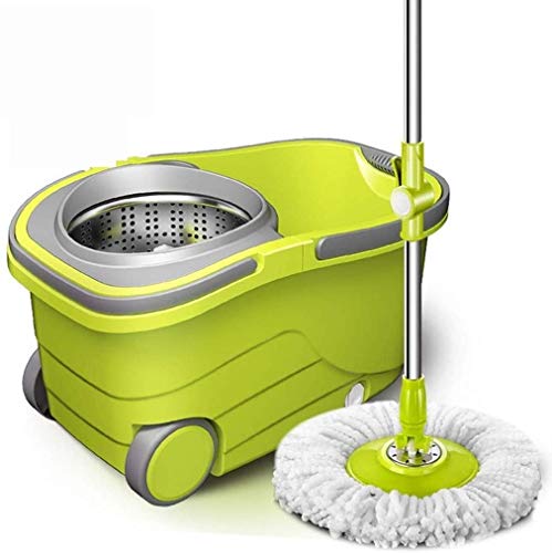 Schwamm Haushalt Einfachheit Mopp und Eimer mit 3 Stück Super Saugfähiger Schwammkopf Reinigung Fauler Boden Haushalt Einfachheit Mopp Eimer mit