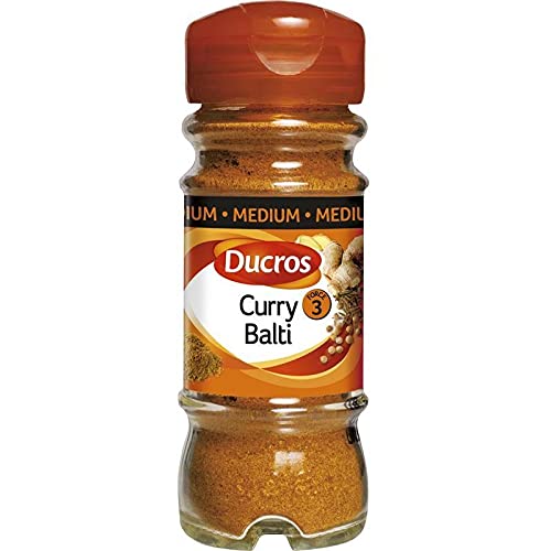 Curry Balti Medium Ducros N°3 | Mélange d'épices indiennes lot de 4 x 39g