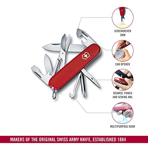 Victorinox Super Tinker 1.4703 Schweizer Taschenmesser Anzahl Funktionen 14 14703 Rot Mittelrot. OS – Ansicht 4