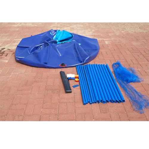 Lona impermeable con válvula de drenaje en piscina plegable de 1060L 5