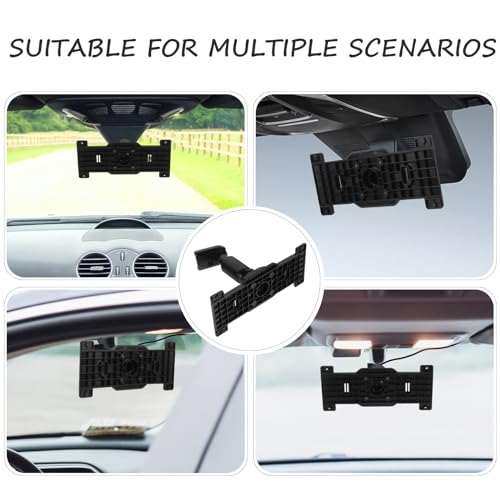 Image of CALLARON 1 Set Dash Cam Mirror Mount Rear View Mirror Back Plate Panel Car Rear View Camera Mount Kit for 5.5 inch - 12 inch Rearview Mirror Dash Cams