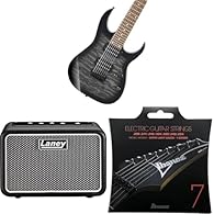 The GIO RG Range. GRG7221QA-TKS is a 7 String Electric Guitar from the world leading Ibanez guitar brand / Ibanez renowned quality, playability and craftsmanship whatever your level or style of guitar playing. Easy on the hands: The GRG7221QA feature...