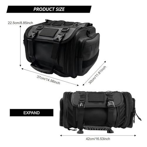 Sac de queue moteur étanche extensible 20L-30L résistant aux fuites d'eau