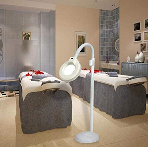 Szkło Powiększające, Lampa Led Powiększająca 8X, Lampa Podłogowa, Szkło Optyczne O Wysokiej Rozdzielczości, Obrót, Regulowany Kąt, Do Czytania, Rękodzieła, Biżuterii, Obserwacji