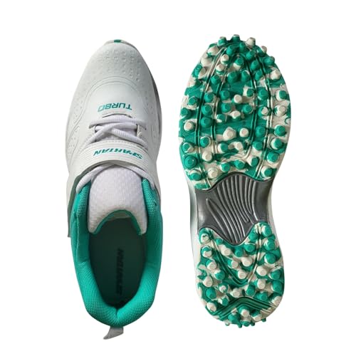 Image of SPARTAN Cricket Shoes for Boy's & Men| Anti Skid Shoes with Rubber Outsole|Lightweight and Durable|Comfortable Cushioning | Outdoor Shoes Ideal for Turf | Non-Slip Sole