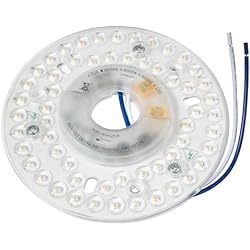 Repuesto Plafon Ventilador Techo Leroy Merlin Kit de retroadaptación de luz LED para ventilador de techo de 4.9 pulgadas, 18 W, luz de techo, panel de repuesto PCB 3CCT 3000K 4500K 6000K 2500LM 100-265V CRI80+