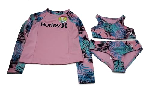 Hurley Little Girls 3pc Swimsuit Set2