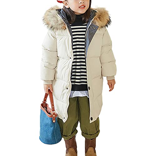 Kids Girls Coats Hooded Puffer Jacket Winter Warm Parka Overcoat for 5-13 Years2