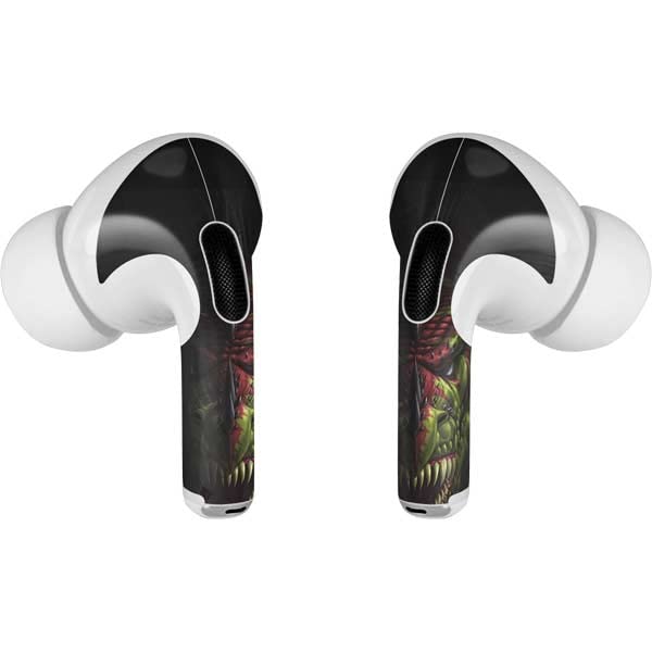 Skinit Decal Audio Skin Compatible with Apple AirPods Pro (2rd Gen, 2022) - Tate and Co. Lair of Shadows Dragon Design