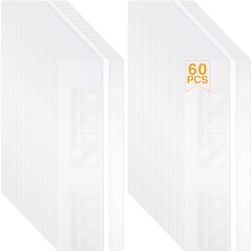 60 Pack Window Fly Traps Window Fly Stickers Indoor Sticky Fly Traps Fly Catcher for Home