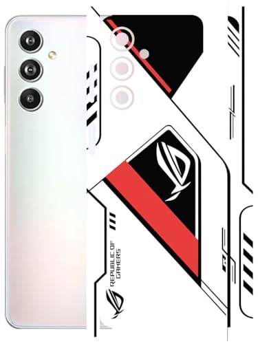 Image of AtOdds - Full Body Back Screen Guard Protector Film - Lamination Wrap Skin Sticker Compatible with Samsung Galaxy F54 (5G) | Scratchproof Matte Finish (RogRed)