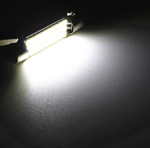 LUYED 211-2 578 Led Bulbs 569 41mm 42mm 1.65in 6500k White Super Bright Interior Led Festoon Bulb for Car Map Light Dome Light,Pack of 5 - Thumbnail 7