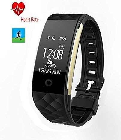 Smart Heart Rate Sports Bracelet Heart Rate Monitor Bracelet Bluetooth Fitness Wristband Precision Dynamic Heart Rate Active Sports Monitoring content display(Black)