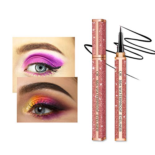 Preisvergleich Produktbild Onlyoily Eyeliner Wasserfest Schwarz Liquid Eyeliner Präzisionsminiatur Schnell trocknend Langlebig Eyeliner