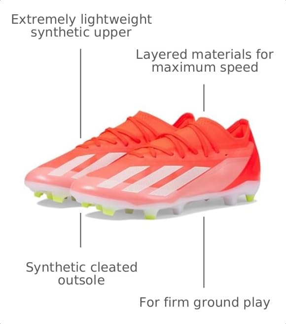 Image of Adidas Unisex-Adult X Crazyfast Pro Firm Ground