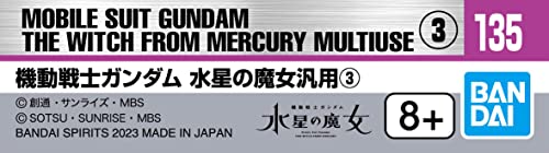 Image of Bandai Hobby - Mobile Suit Gundam The Witch from Mercury - GD-135 Mobile Suit Gundam The Witch from Mercury Multiuse 3, Bandai Spirits Water Slide Decals