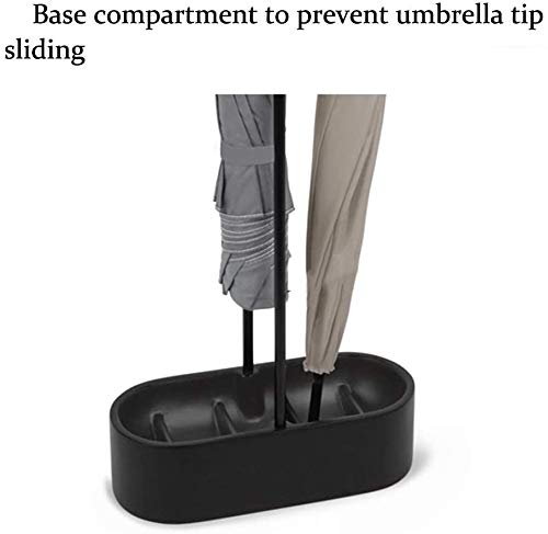 Base de parasol et porte-parapluie métallique polyvalent avec support antidérapant - 4