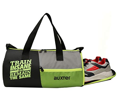 AUXTER Premium Sports Gym Duflle Bag with Shoe Compartment for Men and Women