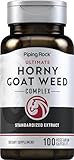 Piping Rock Horny Goat Weed for Men | 100 Capsules | Ultimate Complex Extract Supplement | Vegetarian, Non-GMO, Gluten Free