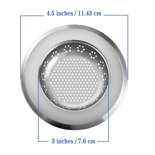 Colador de Cocina de Acero Inoxidable 2 unidades 4.5 pulgadas miniatura 3