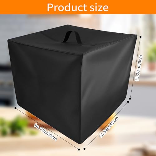 Image of Toaster Oven Air Fryer Cover, Heat-Resistant Waterproof Dust-proof Kitchen Appliance Covers Compatible with Emeril Lagasse 26QT Extra Large Air Fryer