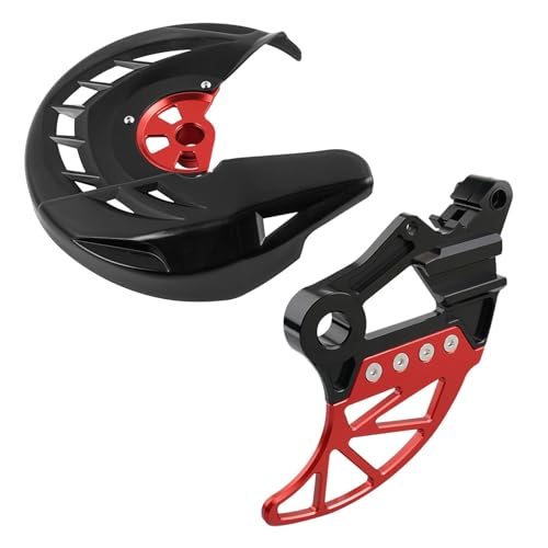 RFXLFMOXM Compatible con Beta RR X-Pro 125 250 300 350 390 430 480 RR300 2020-2025 Juego de Cubierta Protectora de Disco de Freno Delantero y Trasero(2)