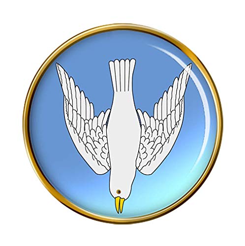 Family-crests.com Paloma Descending Cristiano Prendedor Pin