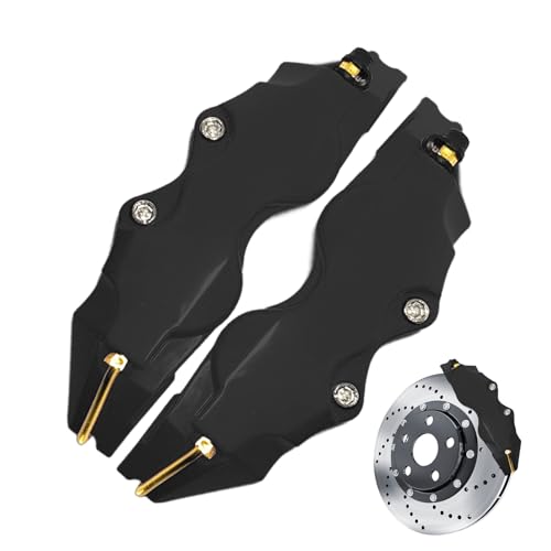 Bremssattelschutz,2 Stück 3D Radnabenabdeckung Bremsabdeckung - Dekoratives Bremssattel-Abdeckungs-Set, multifunktionale Bremssattel-Schutzabdeckung für Autos