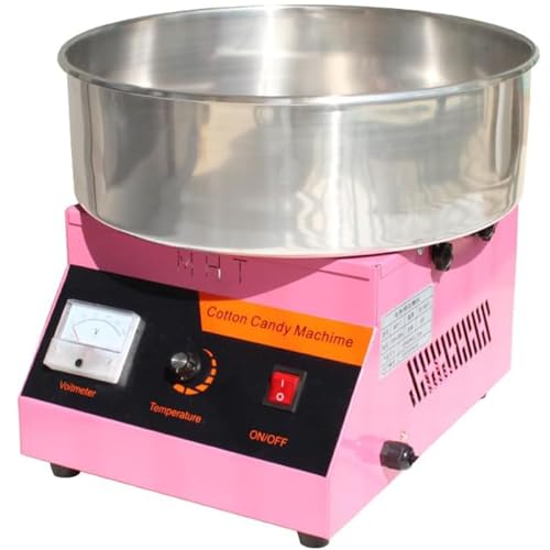 ylpddmm Macchina Zucchero Filato Catering Macchina per Zucchero Filato Professionale Carretto Zucchero Filato per Festa Carnevale Evento Esterno(38 cm, 1000 W, Acciaio Inox)