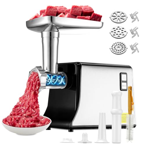 Image of 5.0 Upgrade Electric Meat Grinder,3S Grinding,Meat Grinders for Home Use-B