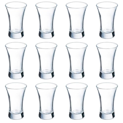 Arcoroc Vasos Licor Vidro, 7 cl, 12 unidades