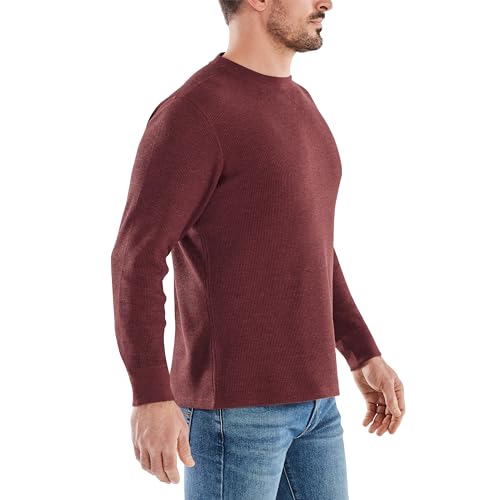 The American Outdoorsman Long-Sleeve Crew Neck Thermal Waffle Knit Shirt for Men3