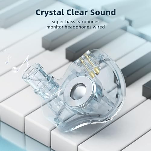 Image of KBEAR KS1 USB C Headphones Crystal Clear Sound Earphones for Samsung Galaxy s23 s22 s21 s20 Ultra, Type C Earphone with Microphone Volume Control for Singers Musician