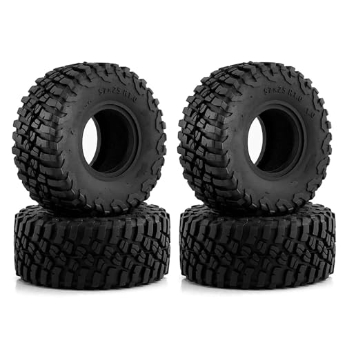 Pneu de boue en caoutchouc souple 57mm pour franchissement RC Axial SCX24