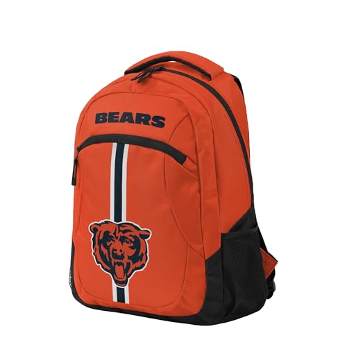 Image of FOCO Chicago Bears NFL Alternate Color Action Backpack - Orange