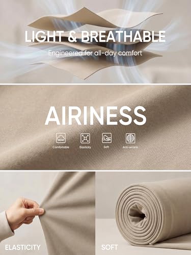 Image of JMIERR Men's Casual Baggy Pants Lightweight Wide Leg Lounge Travel Pants Streetwear with Pockets
