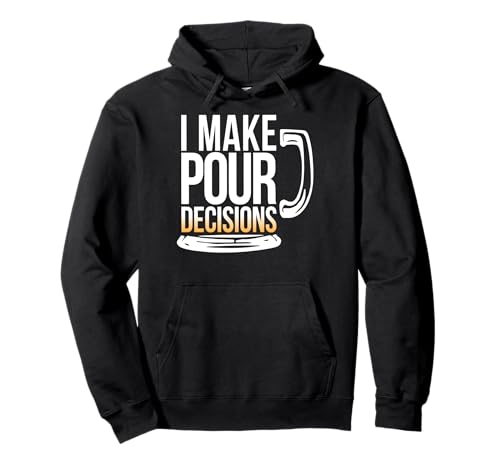 Tomo decisiones divertidas para beber cerveza Sudadera con Capucha