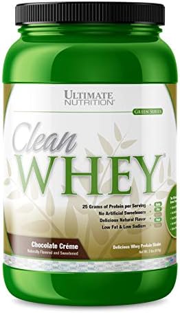 Ultimate Nutrition Mezcla de proteína Clean Whey, crema de chocolate, 2 libras.