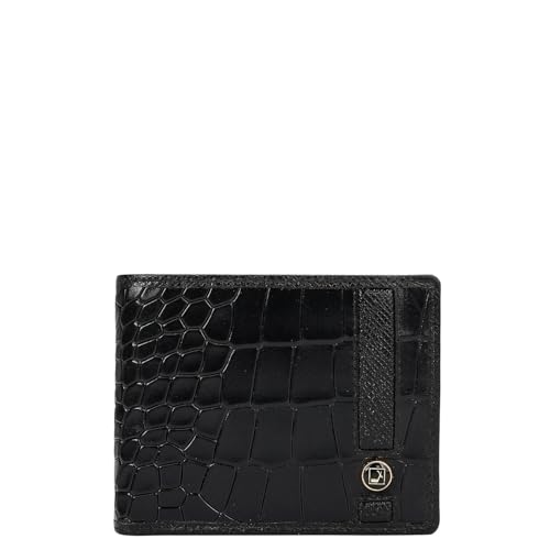 Image of Da Milano Leather RFID Wallet for Men with Multicard Slot - Black (10287OL)