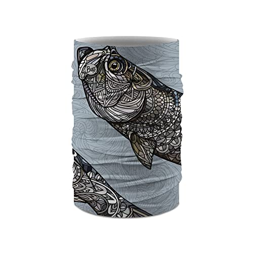 Image of BUFF CoolNet UV Neck Gaiter, UPF 50 Sun Protection, Breathable, Versatile, Quick Dry Face Mask, Fishing Designs, Adult Size