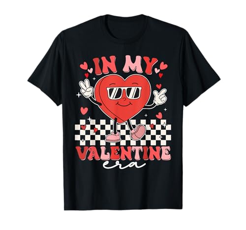 Retro Groovy In My Valentine Era Valentine Day Men Women Kid...
