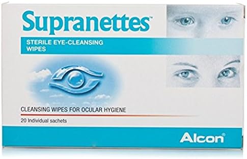 Sterile Eye Cleansing Wipes 20 Sachets (Pack of 2)