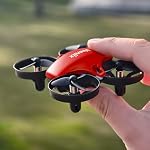 V995 Mini Drones pour enfants 8-12 et débutants, à l'intérieur RC Quadcopter, petit hélico avec 3D Des feuillets,360° Rotation, Vol circulaire, Hover automatique, Mode sans tête et 3 Batteries,Don pour les garçons et les filles