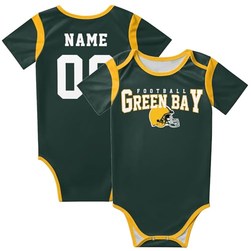 Baby Clothes Personalized Baby Bodysuits Custom Name Number for Newborn Infant Toddlers Gift