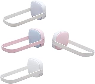 PRETYZOOM 4pcs Hanger Storage Artifact Wall-Mounted Mount Clothes Mounted Clothing Rack Punching-Free Rack Storage Rack Closet Towel Rack Home Hanger Rack Abs Fold Hat